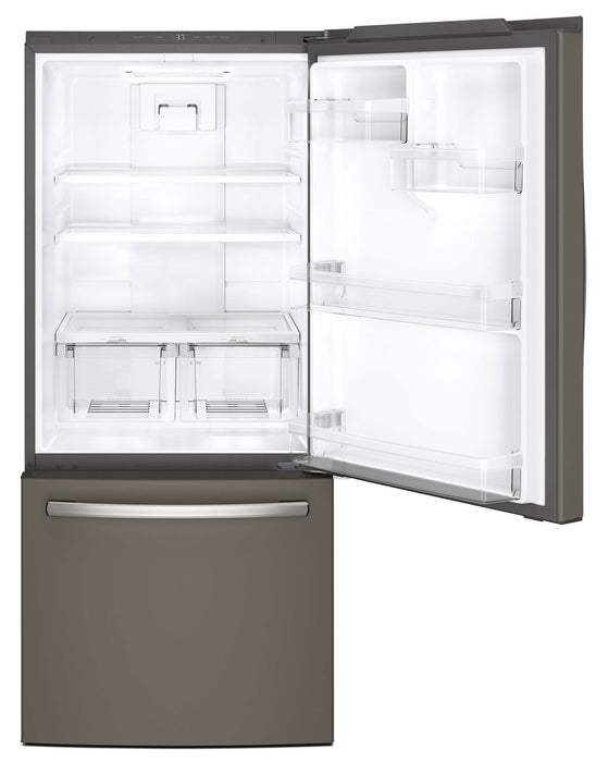 GE 20.9 Cu. Ft. Bottom-Mount Refrigerator – GDE21DMKES