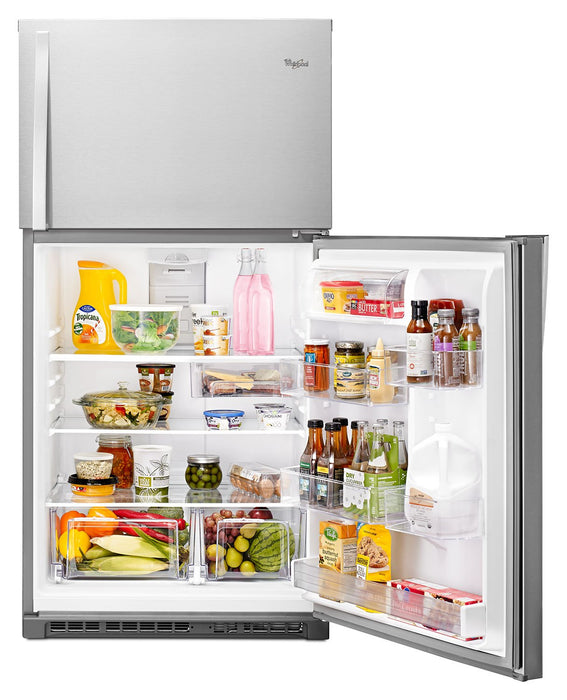 Whirlpool 21 Cu. Ft. Top-Freezer Refrigerator – WRT541SZDM