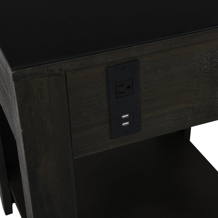 Landon End Table with USB Port