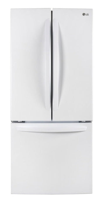 LG 21.8 Cu. Ft. 3-Door French Door Refrigerator - LRFNS2200W