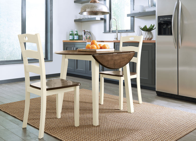 Woodanville 3-Piece Drop-Leaf Dining Package