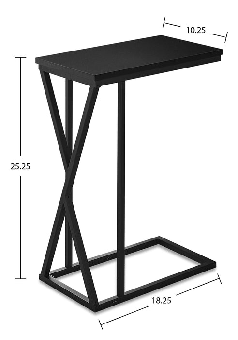 Leila Chairside Table - Black 