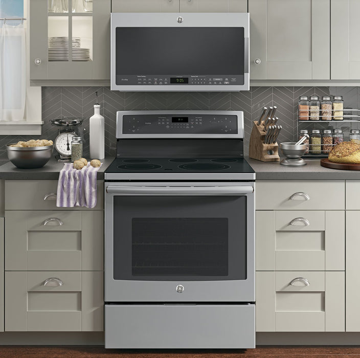 GE Profile 2.1 Cu. Ft. Over-the-Range Microwave – PVM2188SJC
