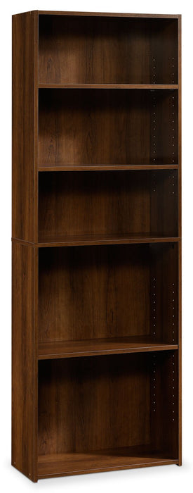 Boston 5-Shelf Bookcase – Brook Cherry