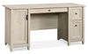 Edge Water Computer Desk - Chalked Chestnut