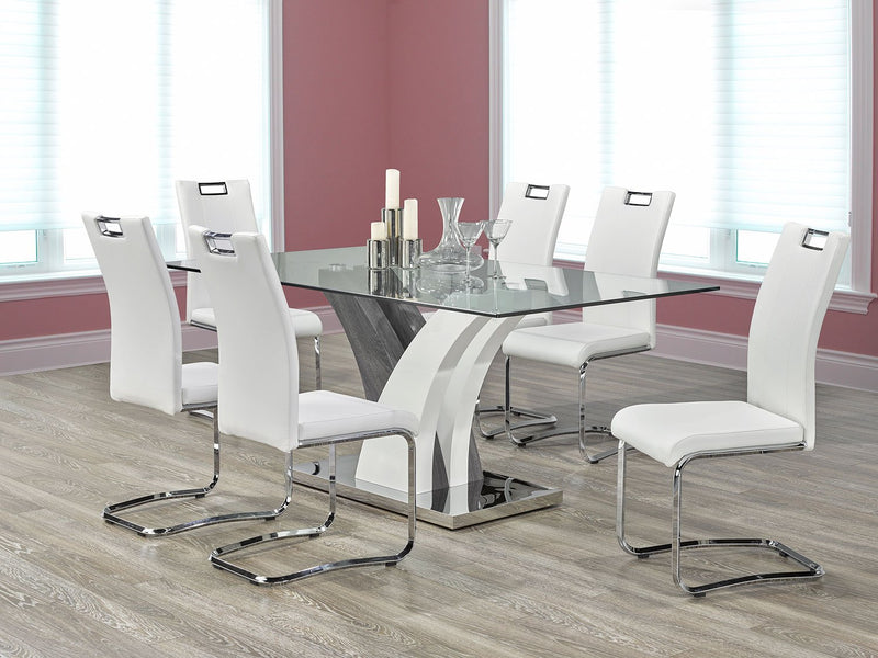 Tuxedo Dining Chair - White