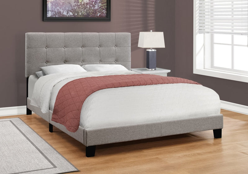 Tara Queen Bed – Grey
