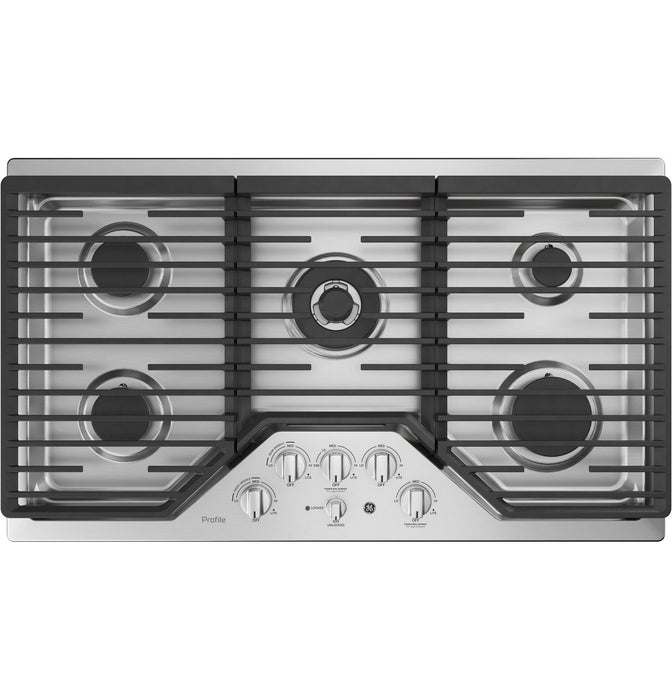 GE Profile™ Series 36\" Built-In Gas Cooktop – PGP9036SLSS