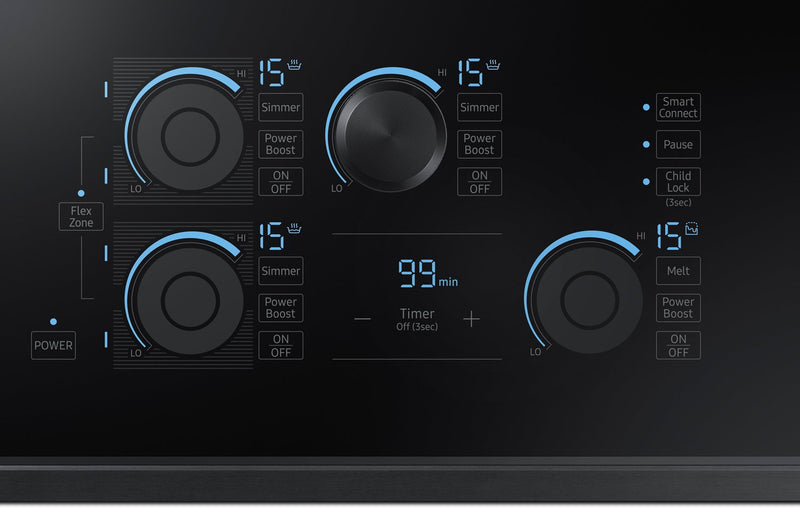 Samsung 30\" Induction Cooktop with Virtual Flame Technology™ – NZ30K7880UG