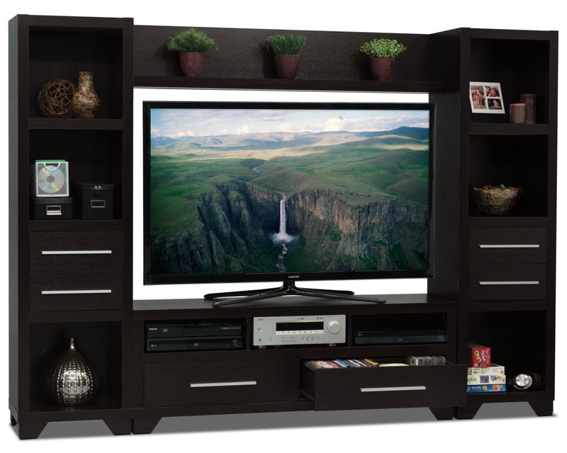 Glendale 4-Piece Entertainment Centre with 60\" TV Opening – Espresso