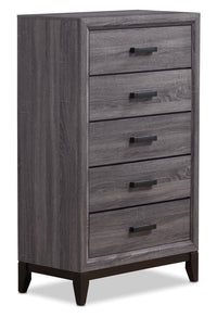 Paseo Queen Platform Bed - Navy
