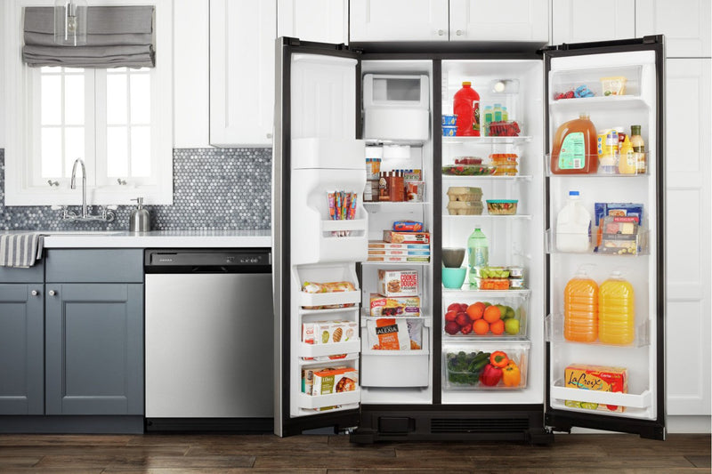 Amana 21 Cu. Ft. Side-By-Side Refrigerator with Dual Pad External Ice and Water Dispenser – ASI2175G
