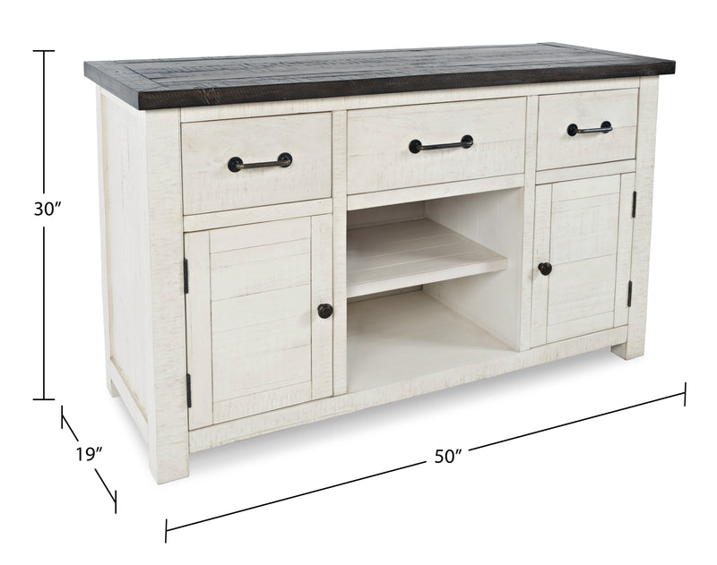 Madison 50\" TV Stand - White