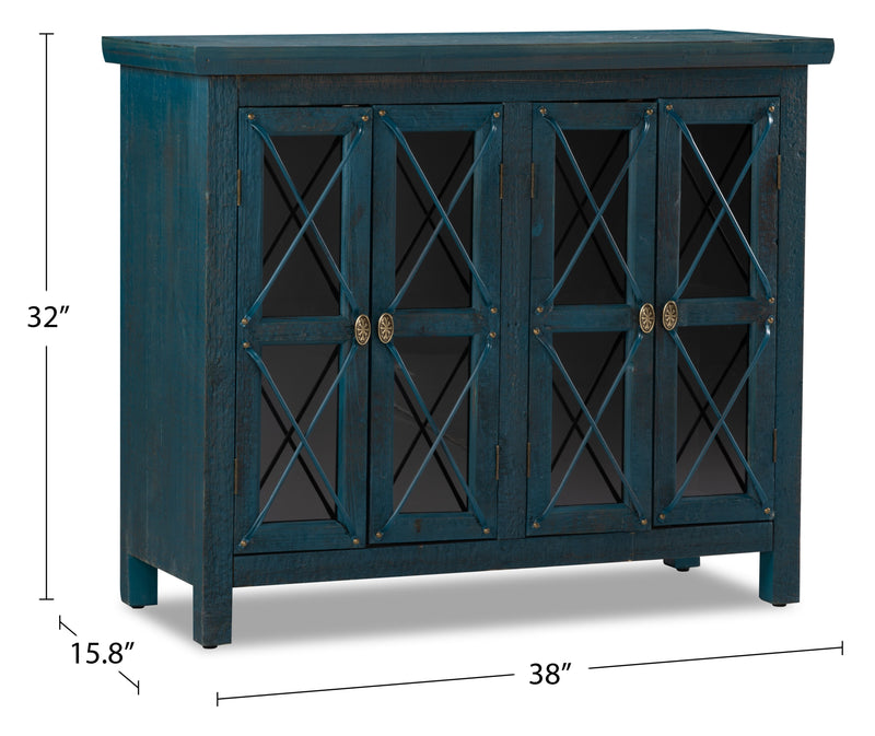 Makati  Accent Cabinet – Blue