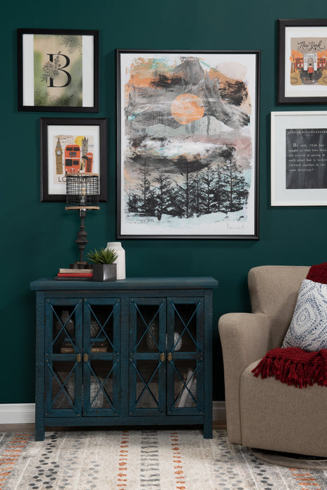 Makati  Accent Cabinet – Blue