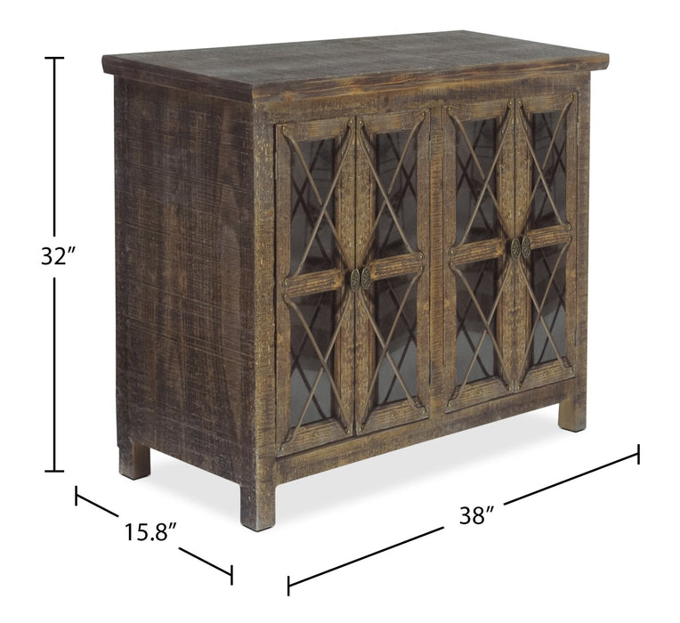 Makati Accent Cabinet – Brown