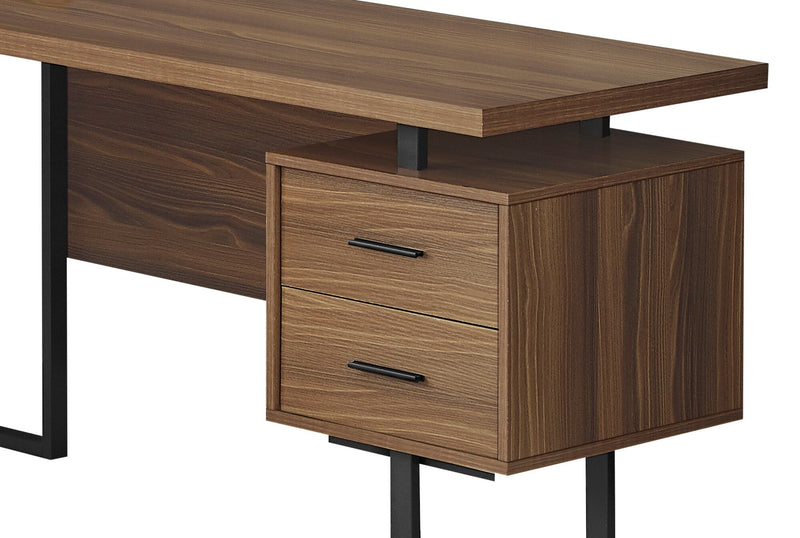 Marnie Reversible L-Shaped Corner Desk - Walnut 
