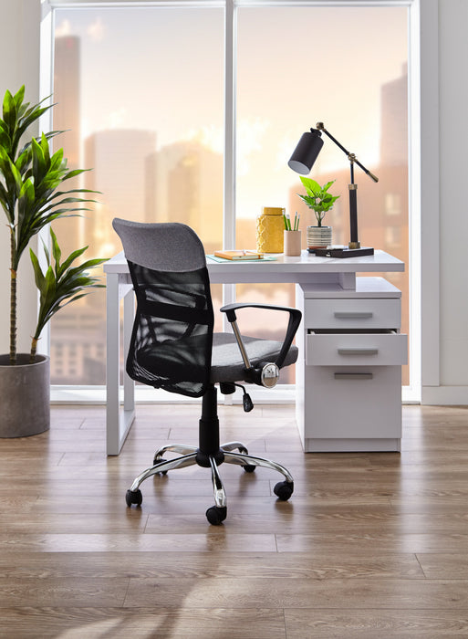 Oscar Reversible Desk - White