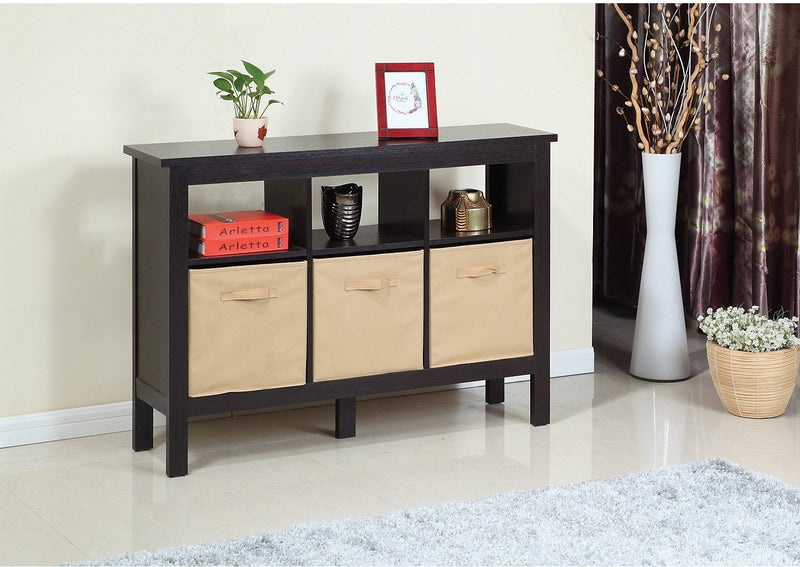 Kimberly Hall Table with Three Baskets