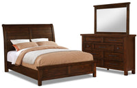 Sonoma 5-Piece Queen Bedroom Package - Dark Brown