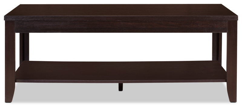 Aspen 3-Piece Coffee and Two End Tables Package - Espresso