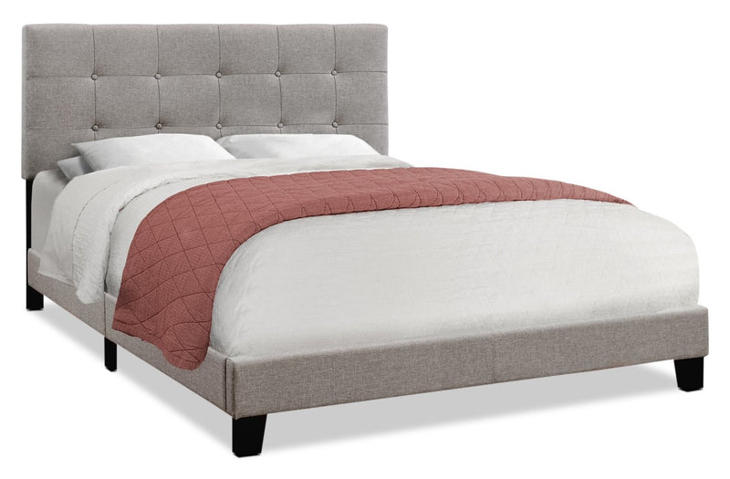 Tara Queen Bed – Grey