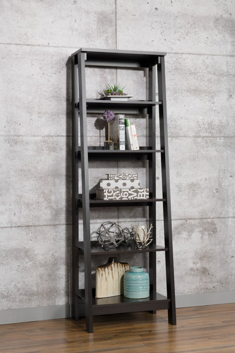 Stockbridge Bookcase with Five Shelves – Jamocha Wood