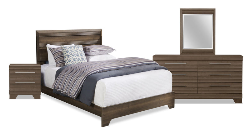 Olivia 6-Piece Queen Bedroom Package - Grey