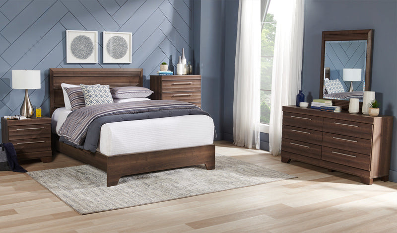 Olivia 6-Piece Queen Bedroom Package - Grey