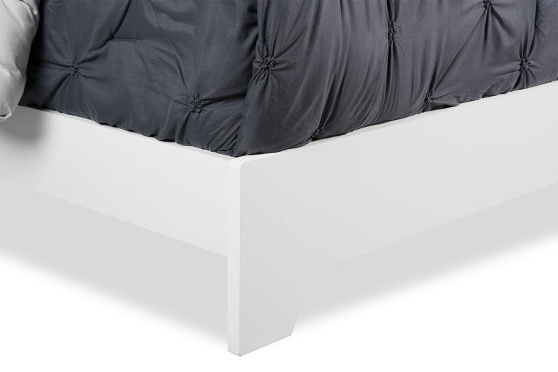 Olivia Queen Bed - White