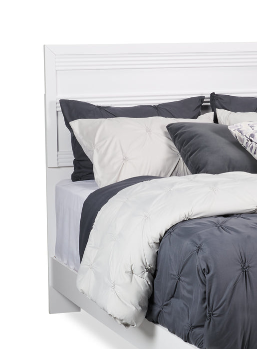 Olivia Queen Bed - White