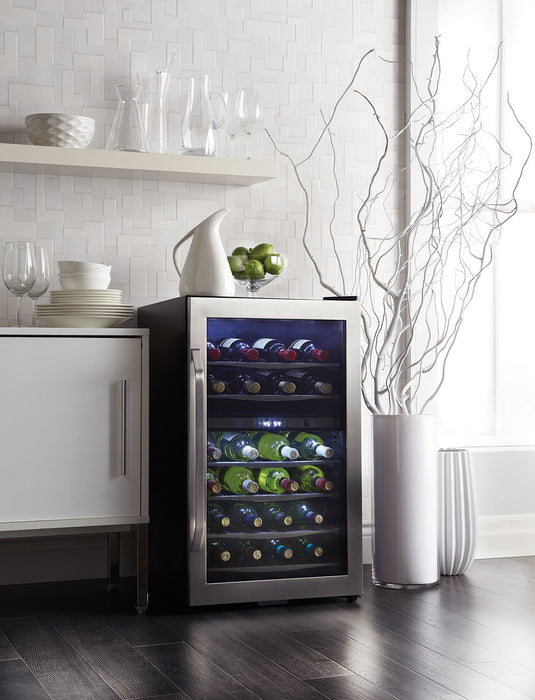 Danby Designer 4.0 Cu. Ft. 38-Bottle Wine Cooler – DWC040A3BSSDD