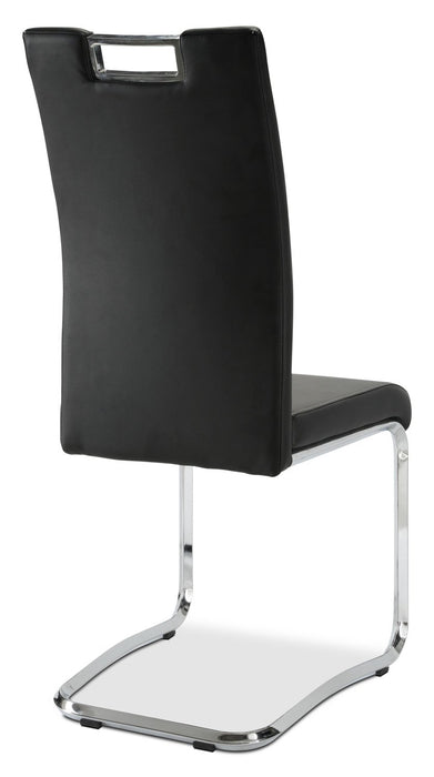 Tuxedo Dining Chair – Black
