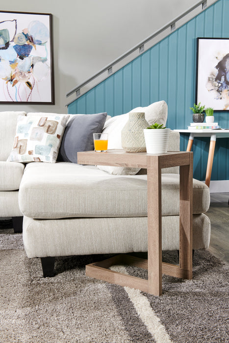 Orrie Chairside Table – Taupe 