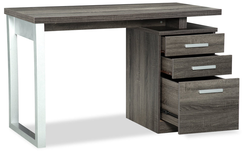 Oscar Reversible Desk - Distressed Grey