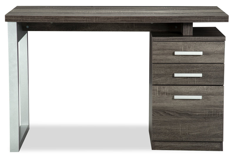 Oscar Reversible Desk - Distressed Grey