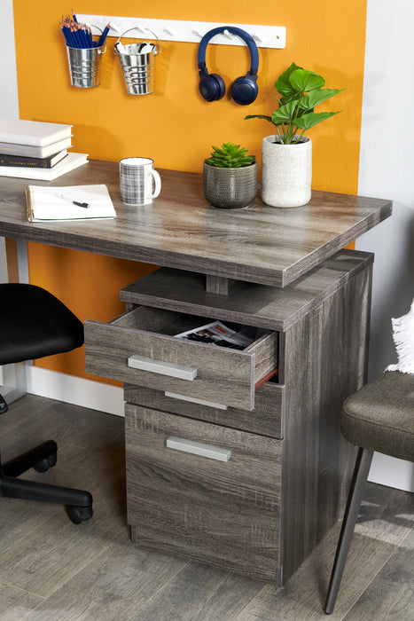 Oscar Reversible Desk - Distressed Grey