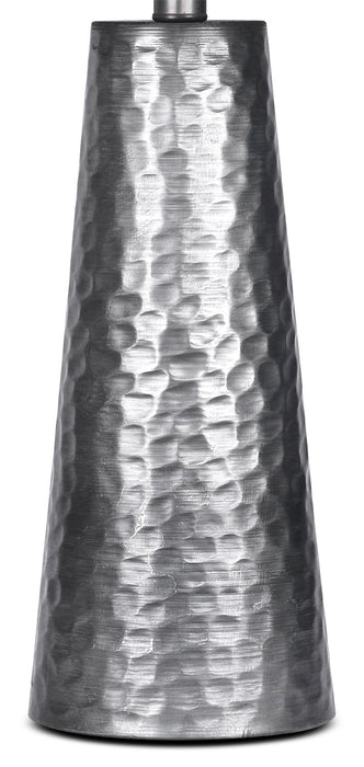 Vintage Hammered Metal Table Lamp