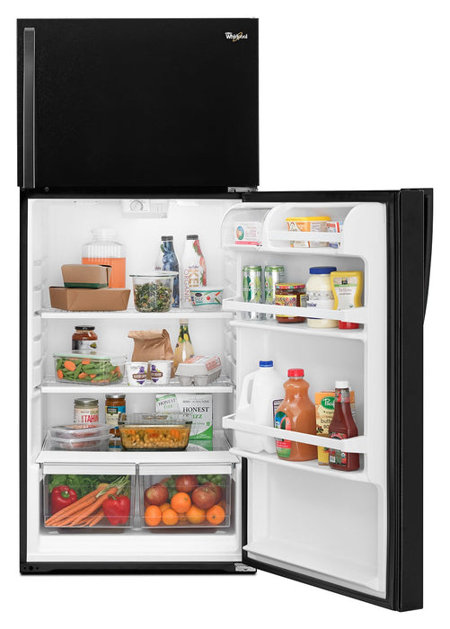 Whirlpool 14 Cu. Ft. Top-Freezer Refrigerator – WRT314TFDB