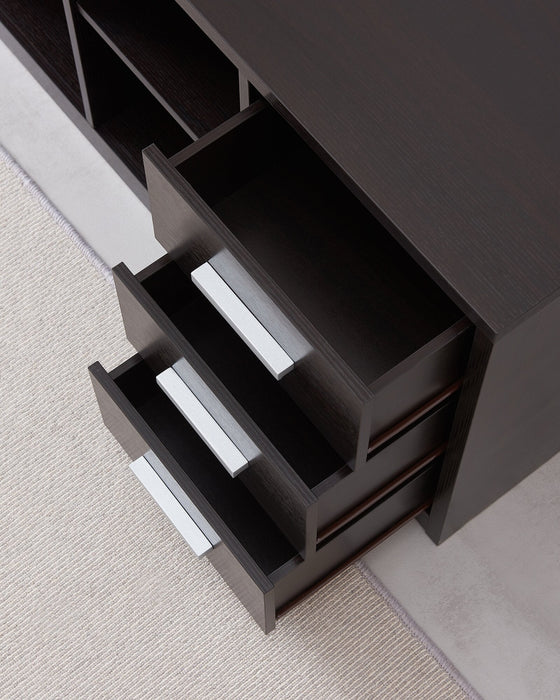 Owen Reversible Corner Desk – Espresso
