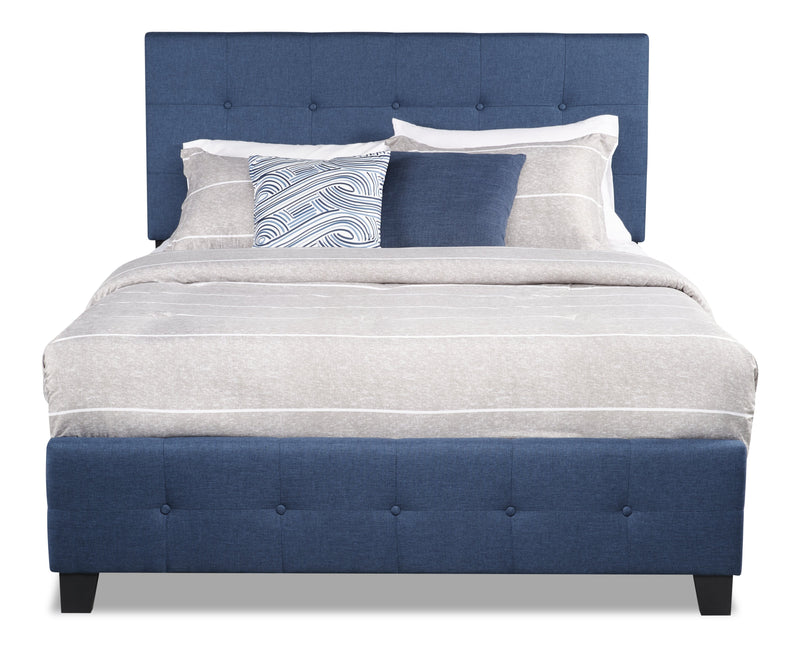 Page Queen Bed - Blue