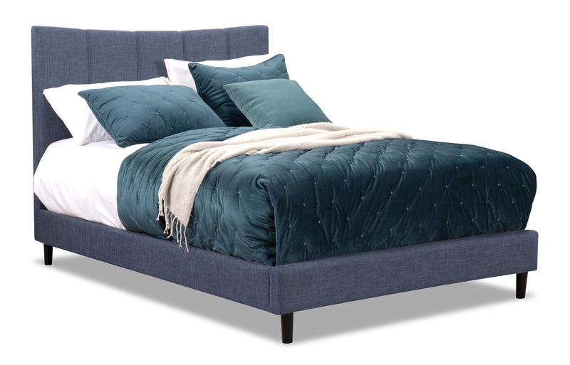 Paseo Full Platform Bed - Navy