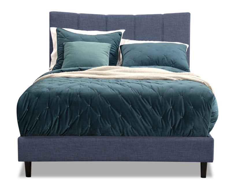 Paseo Full Platform Bed - Navy