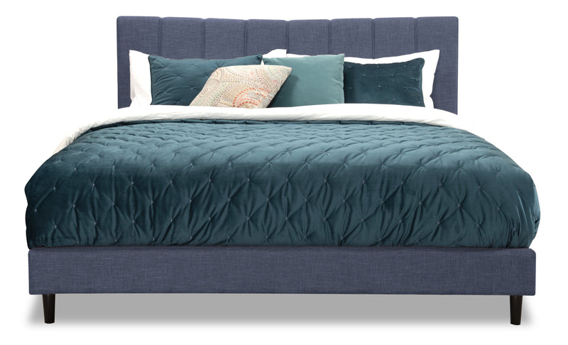 Paseo King Platform Bed - Navy