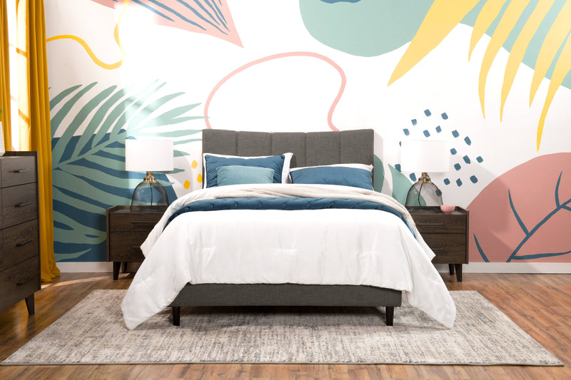 Paseo Full Platform Bed - Grey