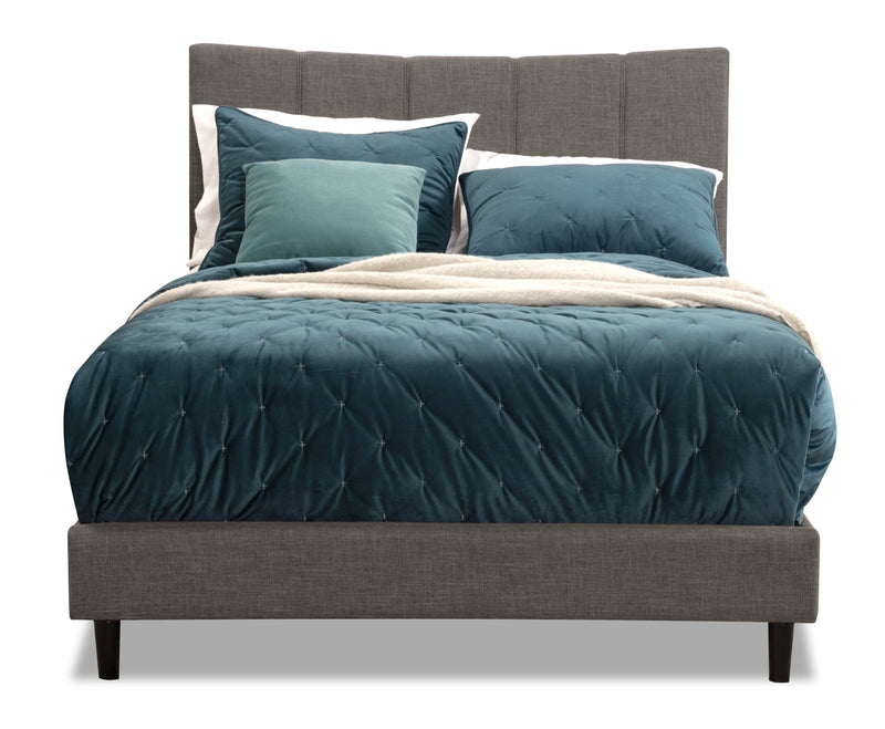 Paseo Full Platform Bed - Grey