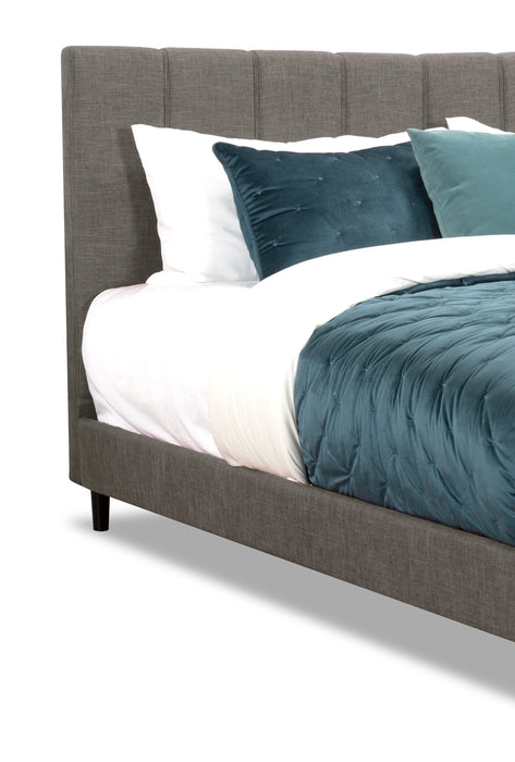 Paseo King Platform Bed - Grey
