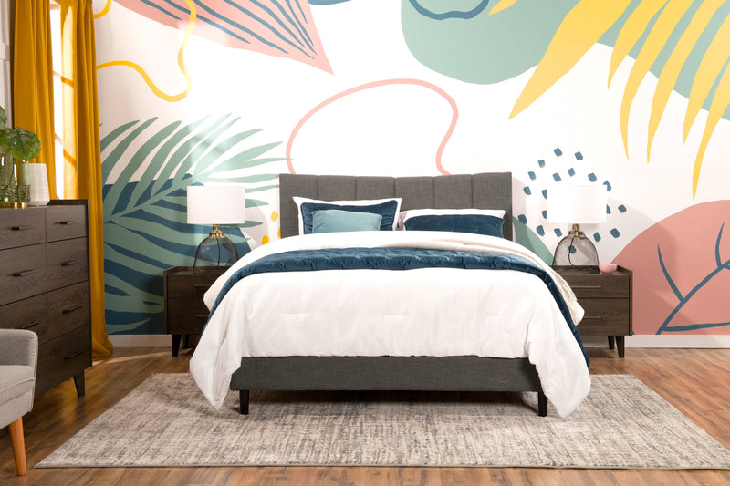 Paseo Queen Platform Bed - Grey