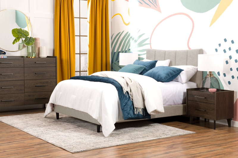 Paseo Platform Full Bed - Taupe