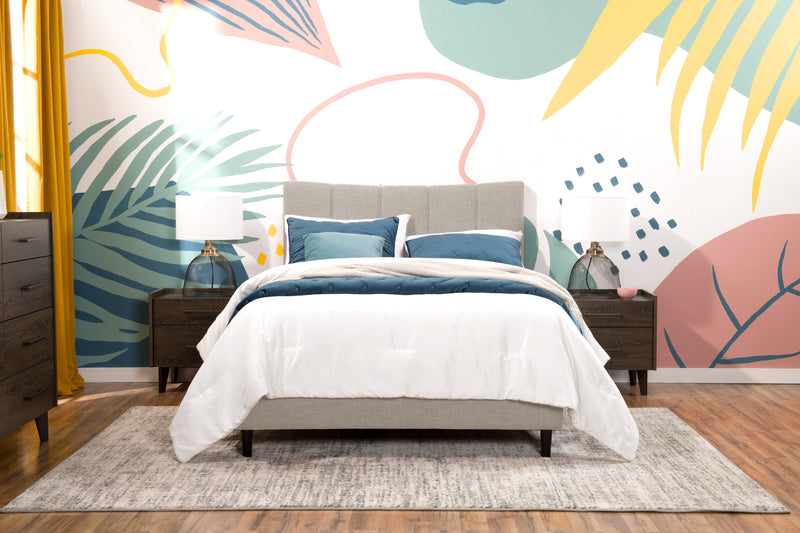 Paseo Platform Full Bed - Taupe